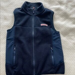 Vineyard Vines Boys Navy Fleece Vest